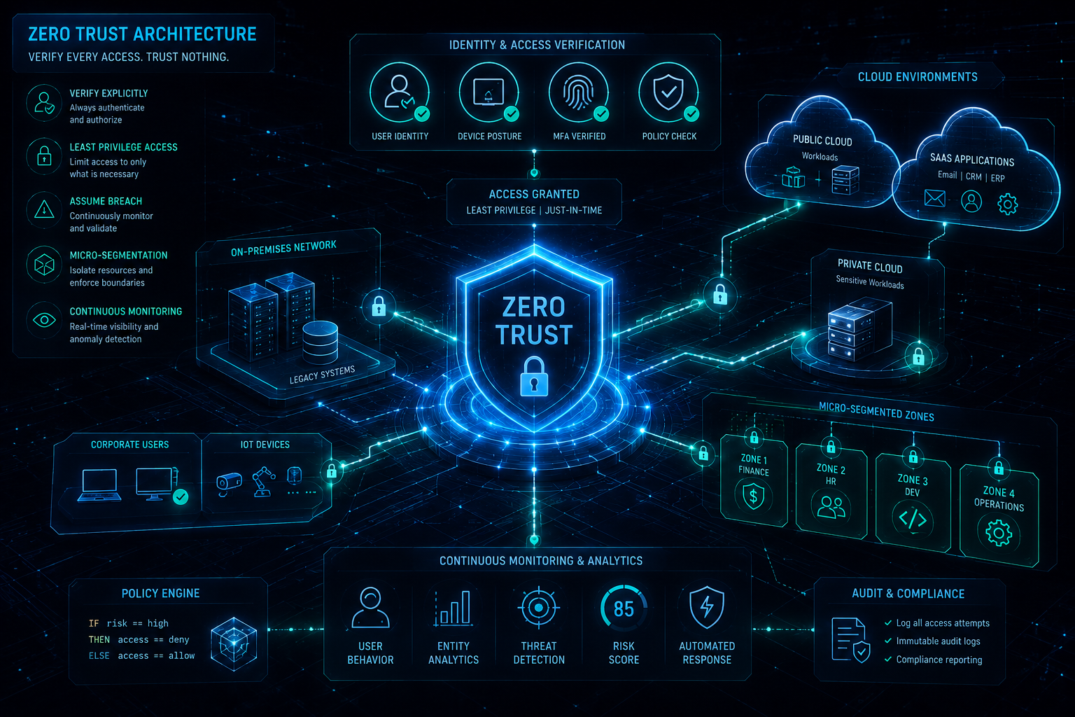 Zero Trust Architecture Diagram